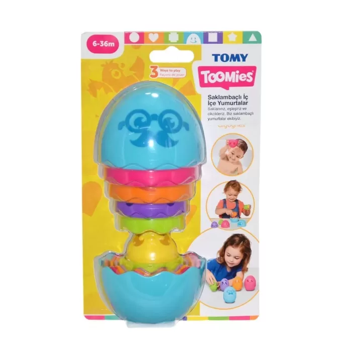 73080 Tomy İç İçe Yumurtalar 6-36 Ay