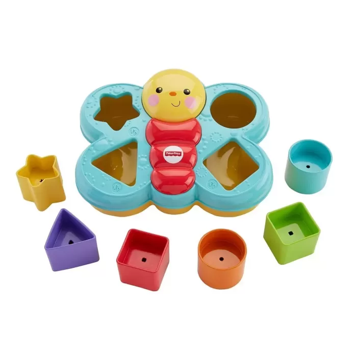 Cdc22 Fisher-price® Şekil Eşleştirme Arkadaşı Kelebek / Sıralama Ve Şekil Ayırma Oyuncakları