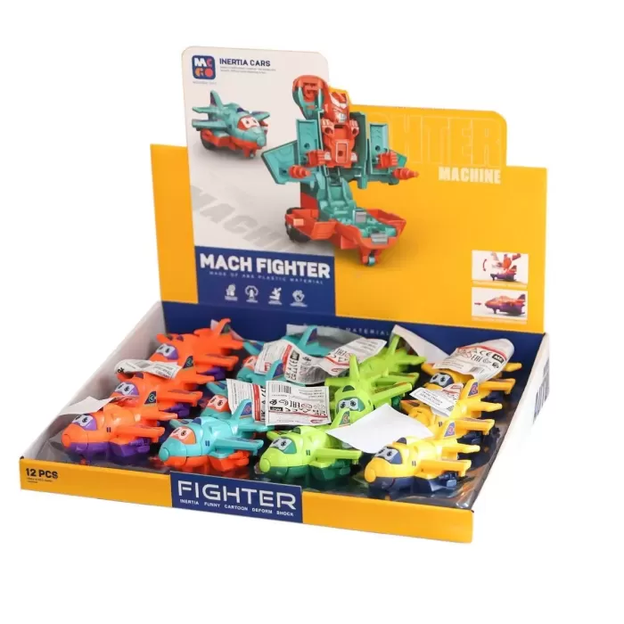 D400-35 Dönüşebilen Sürtmeli Uçak Robot -birliktoys