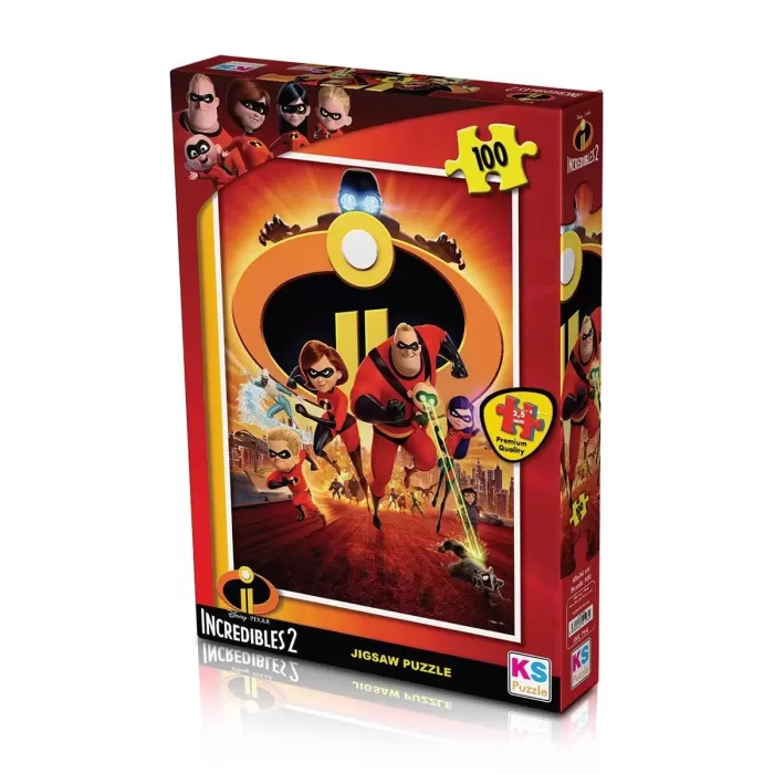 Inc714 Ks Incredibles / 100 Parça Puzzle