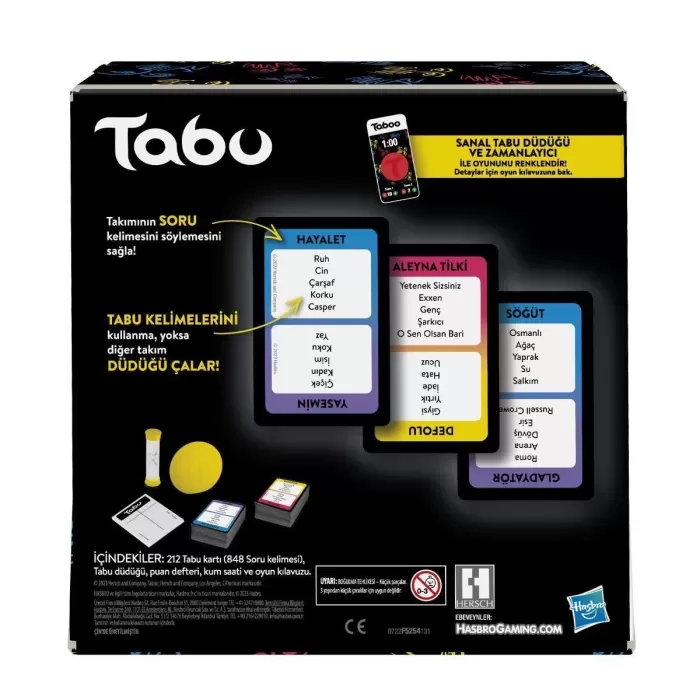 F5254 Hasbro Gaming - Tabu +13 Yaş