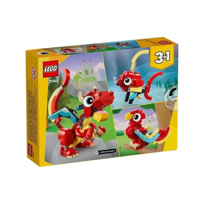 31145 Lego® Creator 3’ü1 Arada Kırmızı Ejderha 149 Parça +6 Yaş