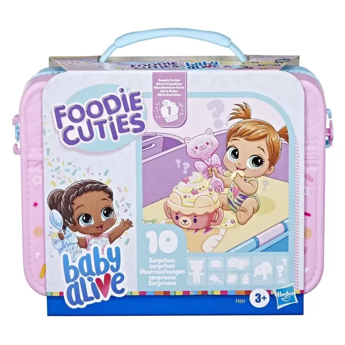 F3551 Baby Alive, Foodie Cuties Sürpriz Çanta - Tatlılar Seri 1 +3 Yaş