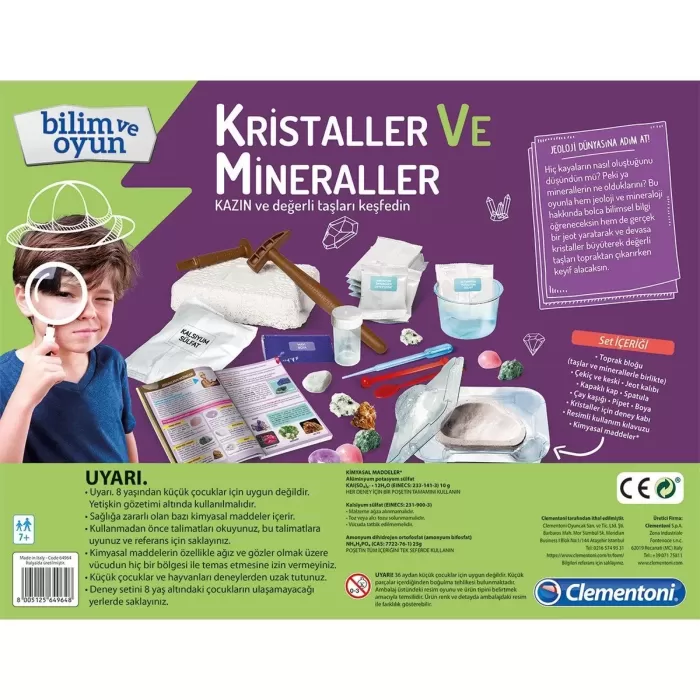 64964 Mineraller Ve Kristaller - Bilim Ve Oyun +8 Yaş