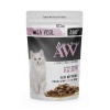 Animal World Pounch Sterilised Jöleli Parça Sığır Etli Kısırlaştırılmış Kedi Yaş Mama 80gr