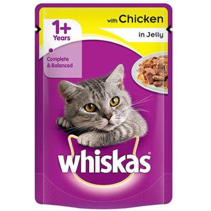 Whiskas  Pouch in Jelly Tavuklu Kedi Maması 100 Gr