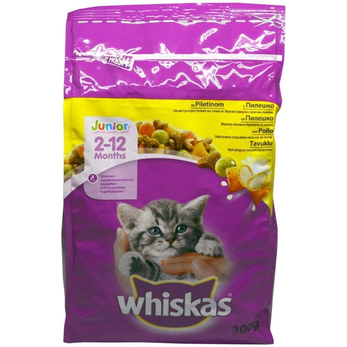 Whiskas Tavuklu Yavru Kedi Maması 300gr