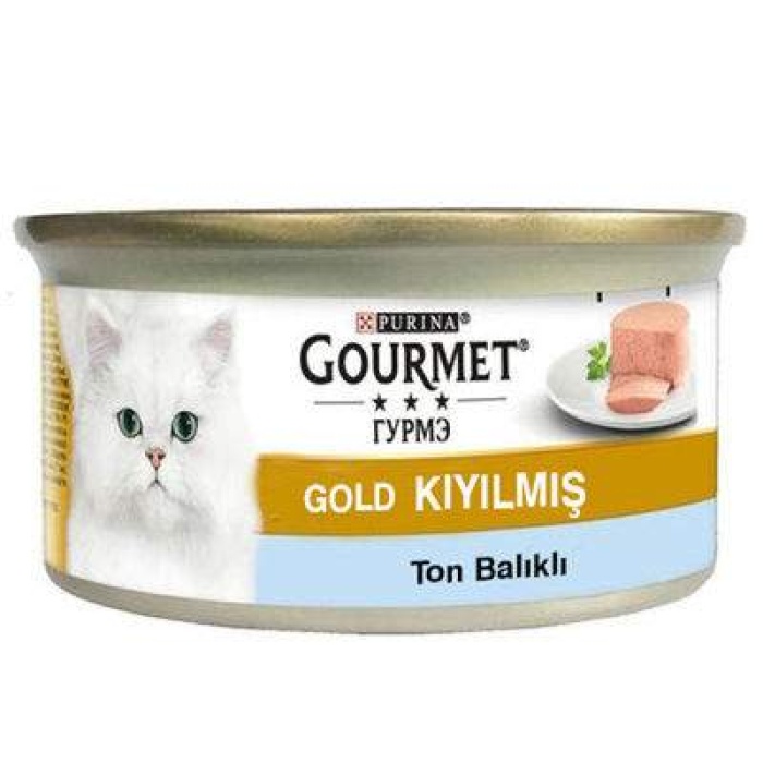 GOURMET Kıyılmış Ton Balıklı Kedi Konservesi 85 Gr