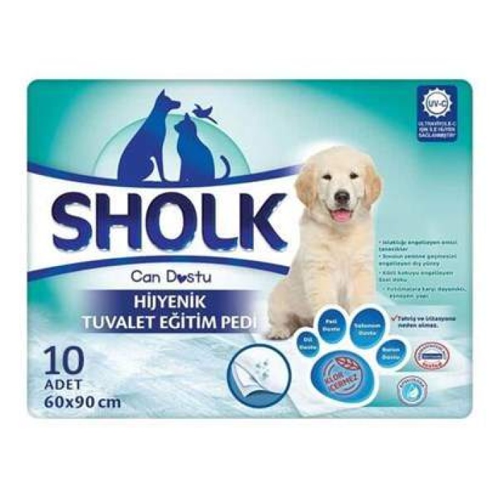 SHOLK Köpek Çiş Eğitim Pedi 90 x 60 cm 10lu Paket