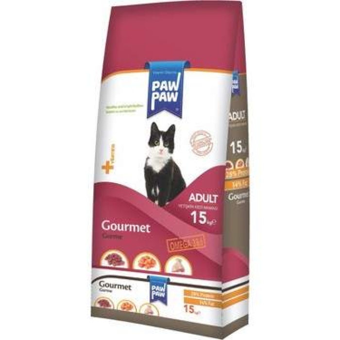 Paw Paw Gurme Kedi Maması 15 Kg