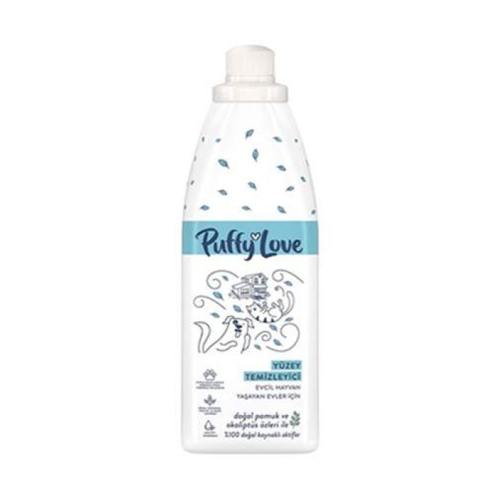 Puffy Love Kedi ve Köpek Beyaz Çiçek Kokulu Yüzey Temizleyici 900 Ml