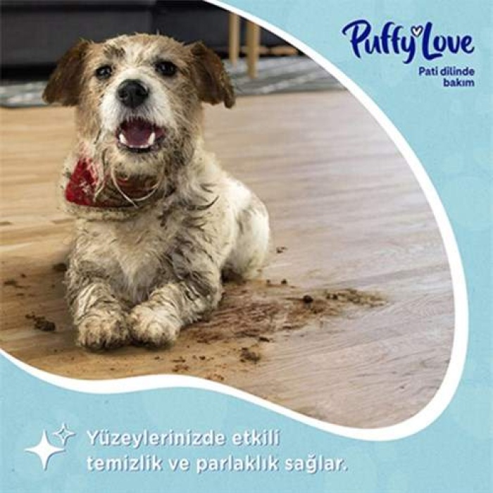 Puffy Love Kedi ve Köpek Beyaz Çiçek Kokulu Yüzey Temizleyici 900 Ml