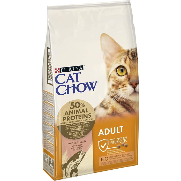 Cat Chow Somonlu ve Ton Balıklı Yetişkin Kedi Maması 15kg