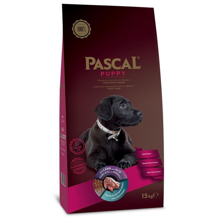 Pascal Kuzu Etli Yavru Köpek Maması 15 Kg