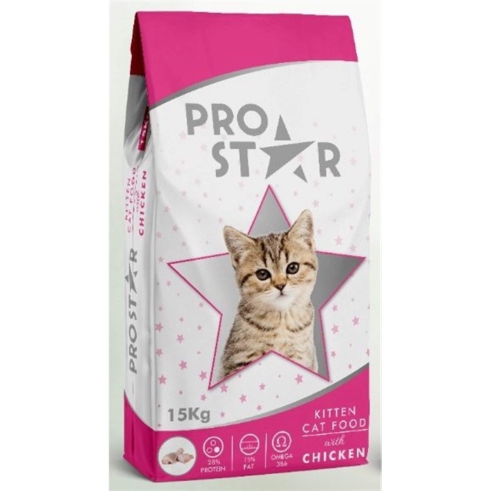 ProStar Yavru Kedi Maması Tavuklu 15 kg