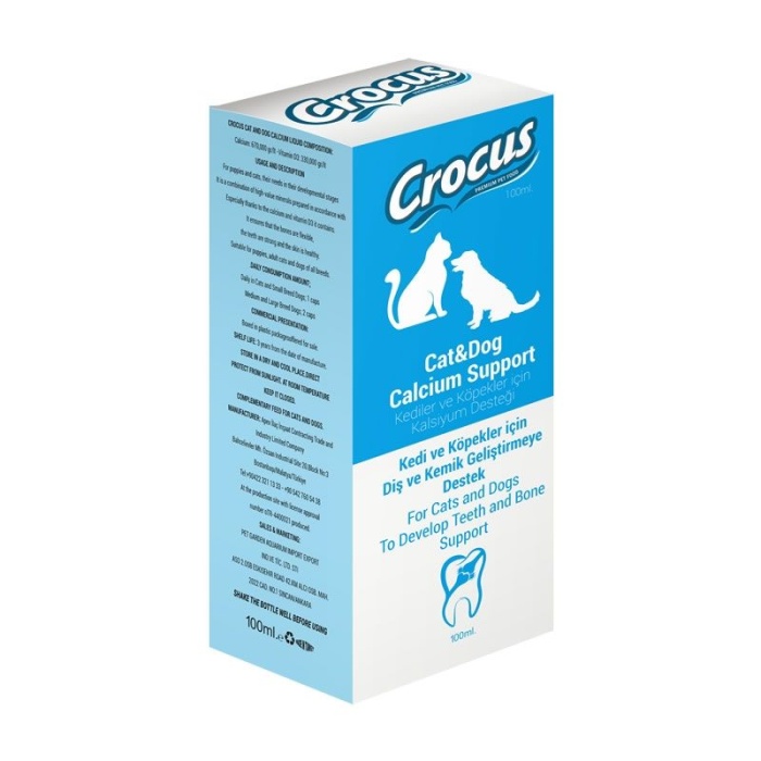 Crocus Kedi&köpek Kalsiyum Destek 100ml