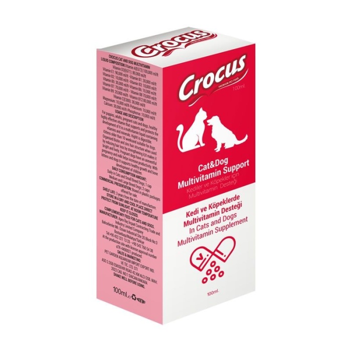 Crocus Kedi&köpek Multivitamin Destek 100ml