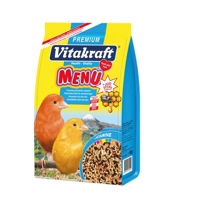 Vitakraft 500Gr Kanarya Menu Premium+Jodvital