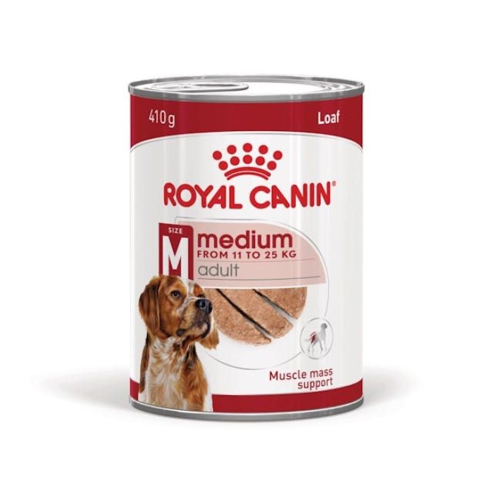 Royal Canin Loaf Mousse Orta Irk Ezme Yetişkin Köpek Konservesi 410gr