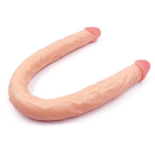 Ten Rengi 55 cm Çift Taraflı Dildo Model No:1034
