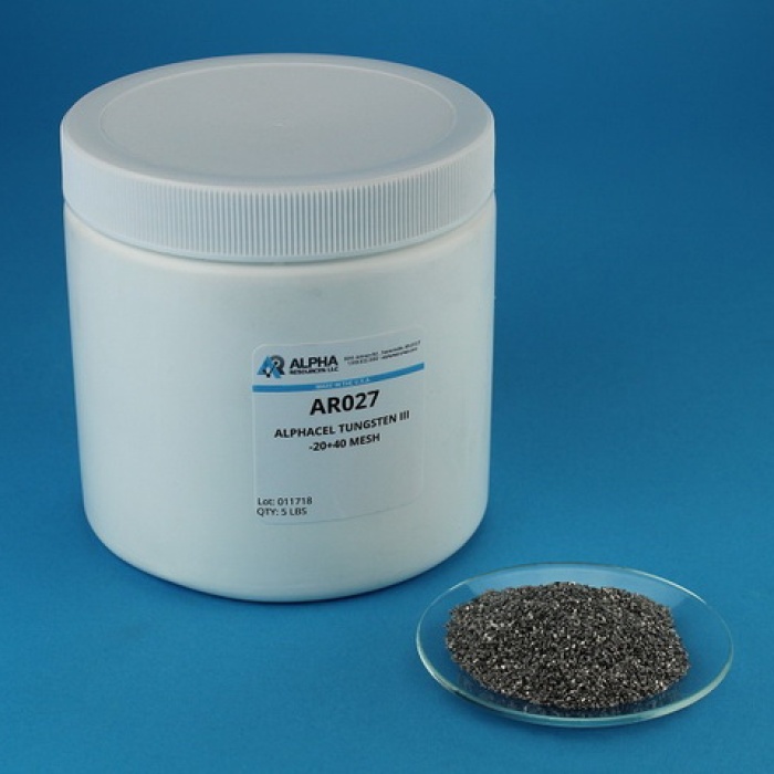 Alphacel® Tungsten III -20+40 Mesh 5LB