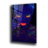 Neon Portre Cam Tablo   70 x 110 Çok Renkli