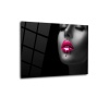 Pink Lips Cam Tablo   70 x 110 Çok Renkli