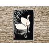 Ohara Koson White Chinese geese baskı Çerçeve Seçeneği,DuvarSanatı, Büyük KanvasTablosuÇERÇEVELİ