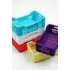 Kasa Sepet 3lü Set Çok Amaçlı Mini Plastik Organizer Mutfak Düzenleyiciler 17x10x6 cm