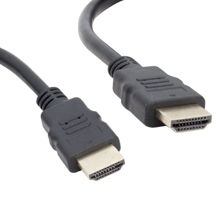 PLASTİK DÜZ SİYAH 3 METRE HDMI KABLO POŞETLİ (4549)