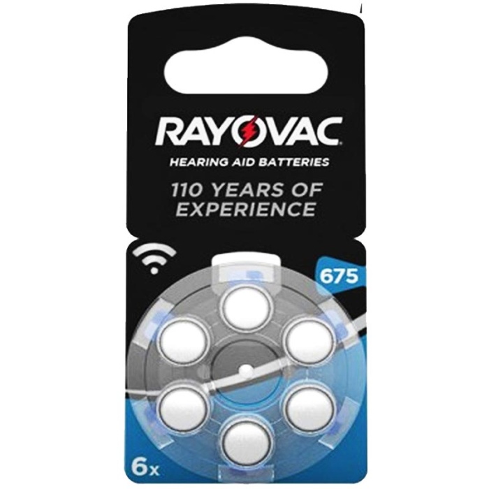 RAYOVAC 675 NO KULAKLIK PİLİ 6Lİ PAKET FİYAT (4549)