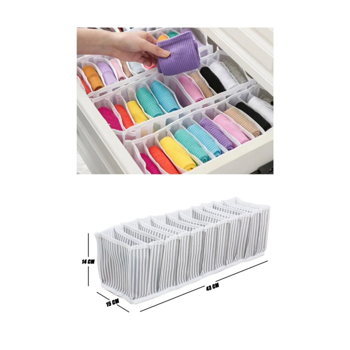 Çekmece Içi Akordiyon Organizer (M) - 15x43x14cm     -EV355