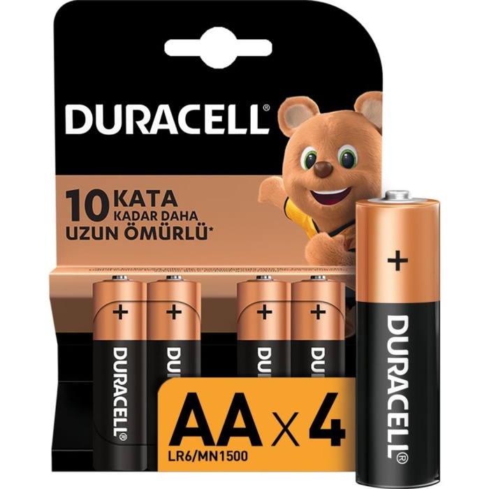 Nessiworld Duracell 4Lü AA Kalem Pil