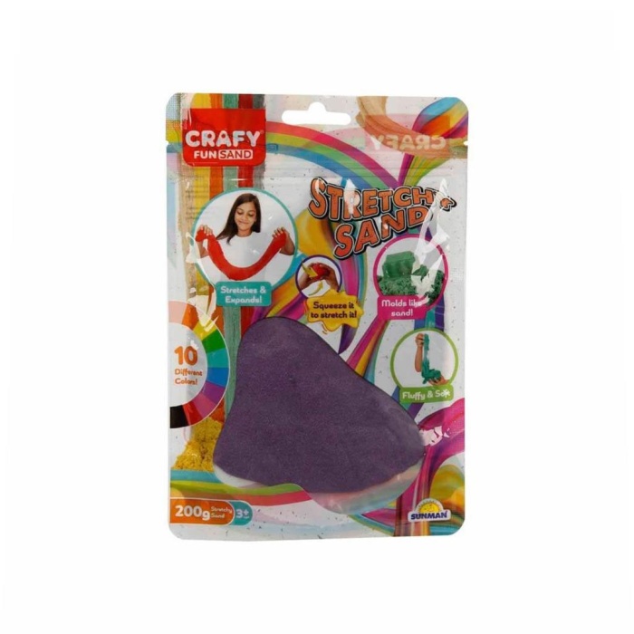 Nessiworld 3603 Crafy Streç Oyun Kumu Mor 200 g -Sunman