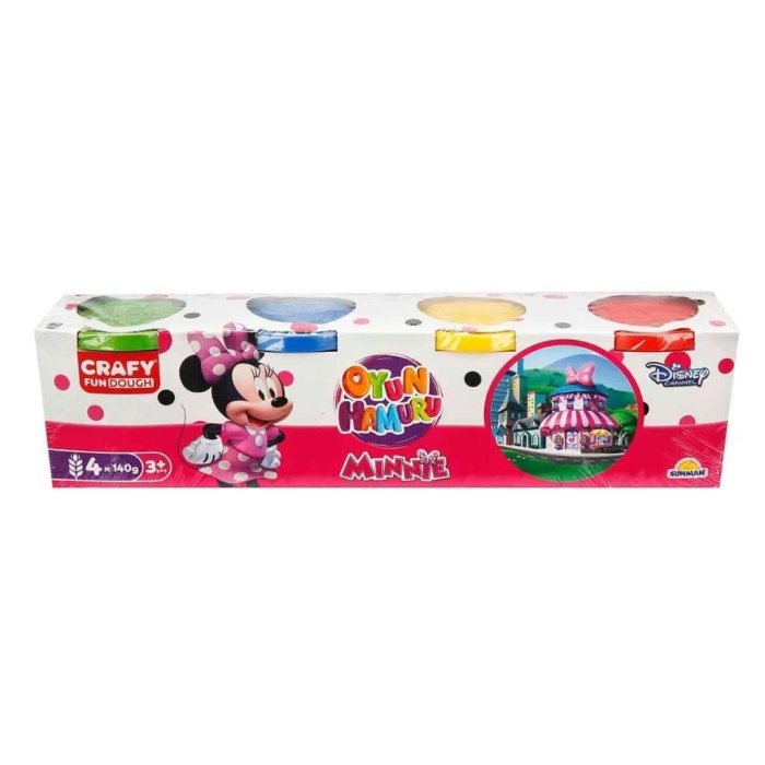 Nessiworld 1874 Crafy Minnie 4lü Oyun Hamuru 560 g