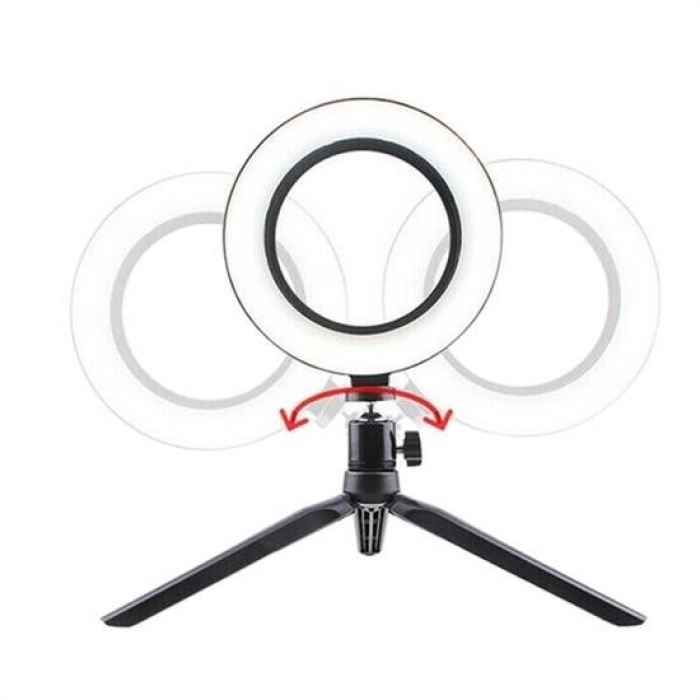 TOPTANBULURUM 10inç 26cm Youtube Instagram Tiktok Selfie  Stüdyo Video Fotoğraf Ring Light  Tripod Led Hal