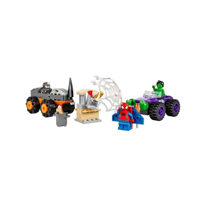 10782 LEGO® Marvel Spidey ve İnanılmaz Arkadaşları - Hulk, Gergedan Kamyona Karşı, 110 parça, +4 yaş