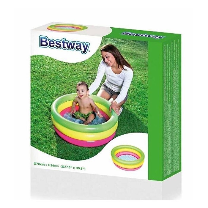 Bestway 3 Bölmeli Çocuk Havuzu 70x24 Cm 51128