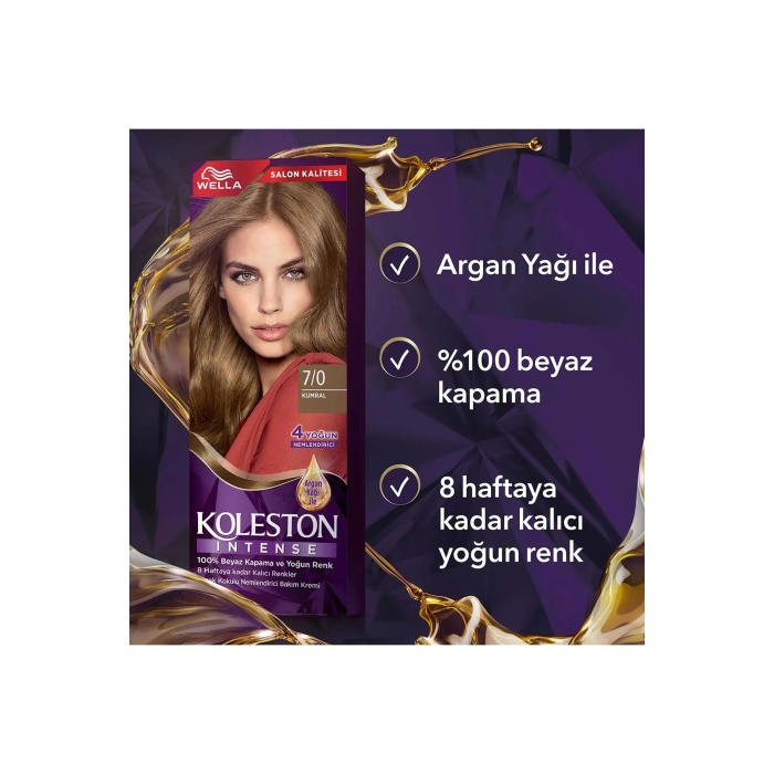 Koleston Intense Saç Boyası 7/0 Kumral - Salon Kalitesi