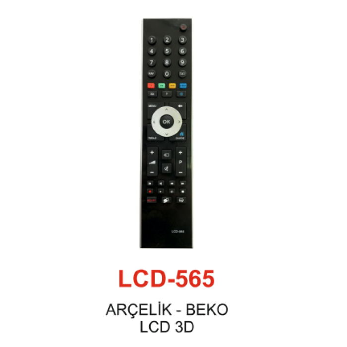 Arçelik - Beko 3D LCD Tv Kumandası - LCD 565