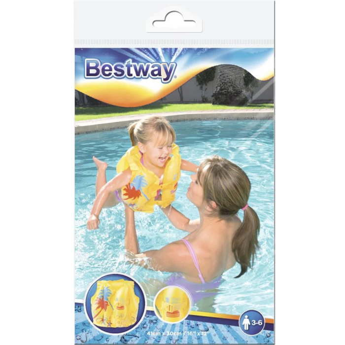 Bestway Tropikal Desenli Can Yeleği 41 Cm 32069