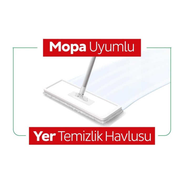 Sleepy Yer Temizlik Havlusu Mop Uyumlu 50 Adet Çamaşır Suyu