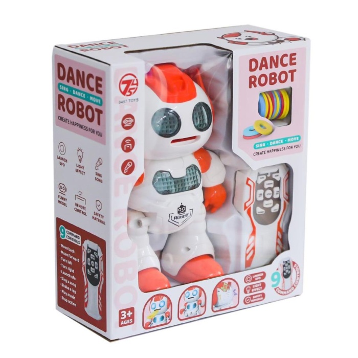 606-30 Kumandalı Disk Atan Robot -Can Oyuncak