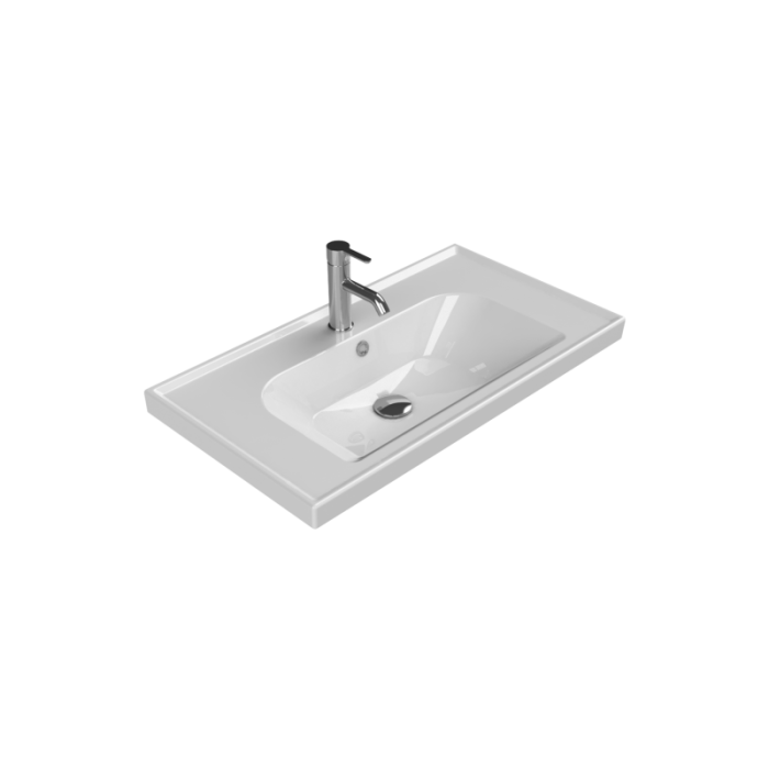 TURKUAZ FRAME ETAJERLİ LAVABO 80x45 cm (28)