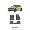 Volkswagen Golf 8 2019-2023 (Otomatik Vites) Siyah 3D Havuzlu Paspas