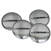 Jant Göbek Arma Vossen Grey Sticker 4lü Set