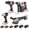 WORX WXKS5 WX354.9 + WX272.9 + WX380.9 + WX812.9 + WA3601 20V/2Ah Pro Kombo Set