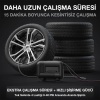 NOCO AIR20 12Volt Akü Bağlantı Maşalı 100 PSI Ayarlanabilir Dijital Basınç Göstergeli Profesyonel Lastik Şişirme Pompası