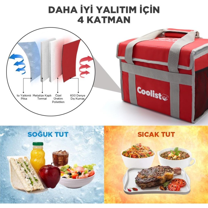 Coolist CL26R 26 Litre Katlanabilir Termos Bez Çanta / Buzluk