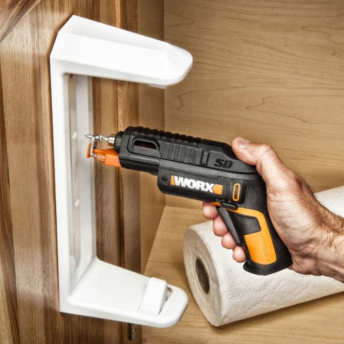 WORX WX255 4Volt/1.5Ah. Li-ion Şarjlı Şarjörlü Tornavida + 6 adet Bits Uç + Vida Tutucu